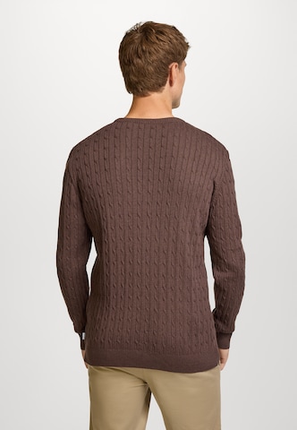 Kronstadt Trui 'Cable' in Bruin