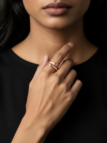 Vielring Ring 'Offener Umarmungsring Liebe'‌‌‌‌‌‌‌‌‌ in Gold: Vorderseite