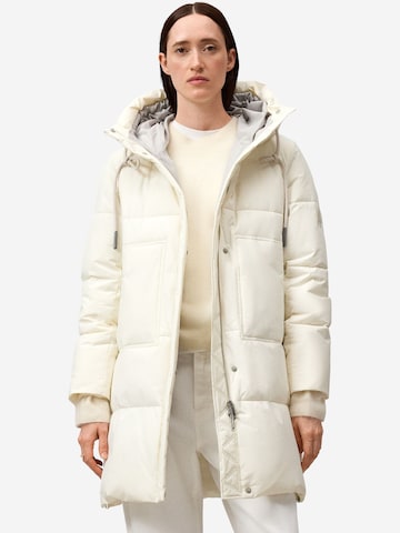 Adolfo Dominguez Wintermantel in Beige: Vorderseite