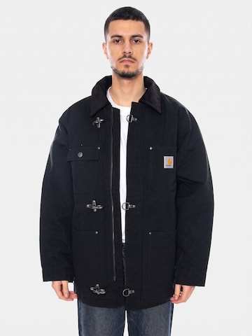 Carhartt WIP Between-season jacket 'ADAIR COAT BLACK / BLACK' in Black