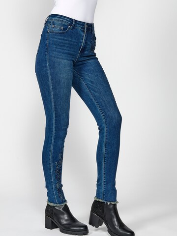 KOROSHI regular Jeans i blå