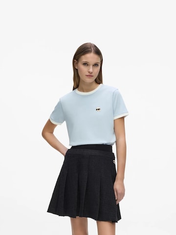 Karl Lagerfeld T-Shirt 'Ikon' in Blau: Vorderseite