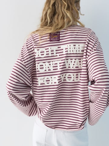 Pull&BearMajica 'PACIFIC TIME' - roza boja: prednji dio