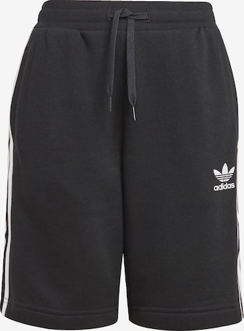ADIDAS ORIGINALS Trousers 'Adicolor' in Black: front