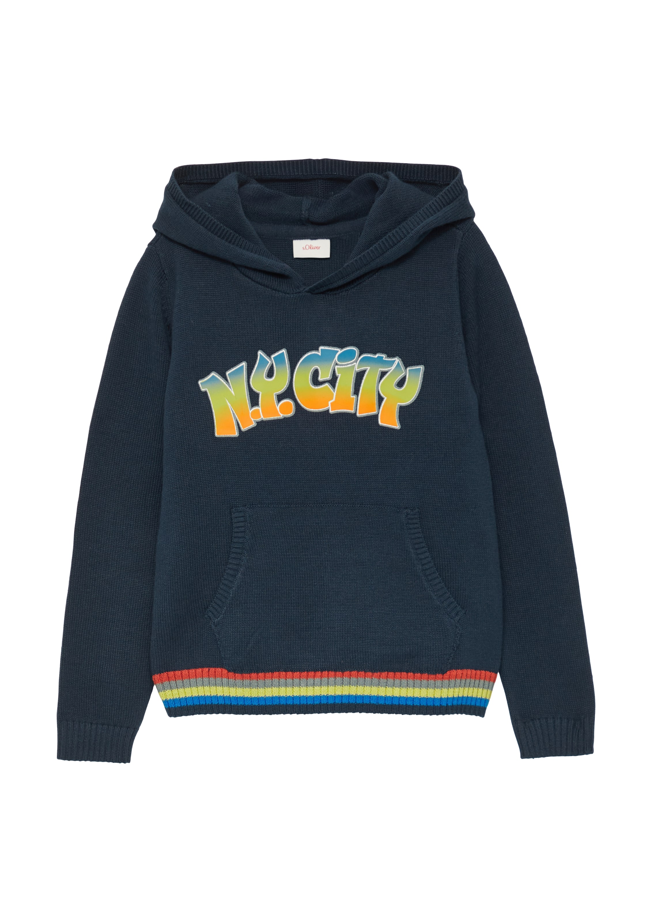 s.Oliver Pullover in Blau: Vorderseite