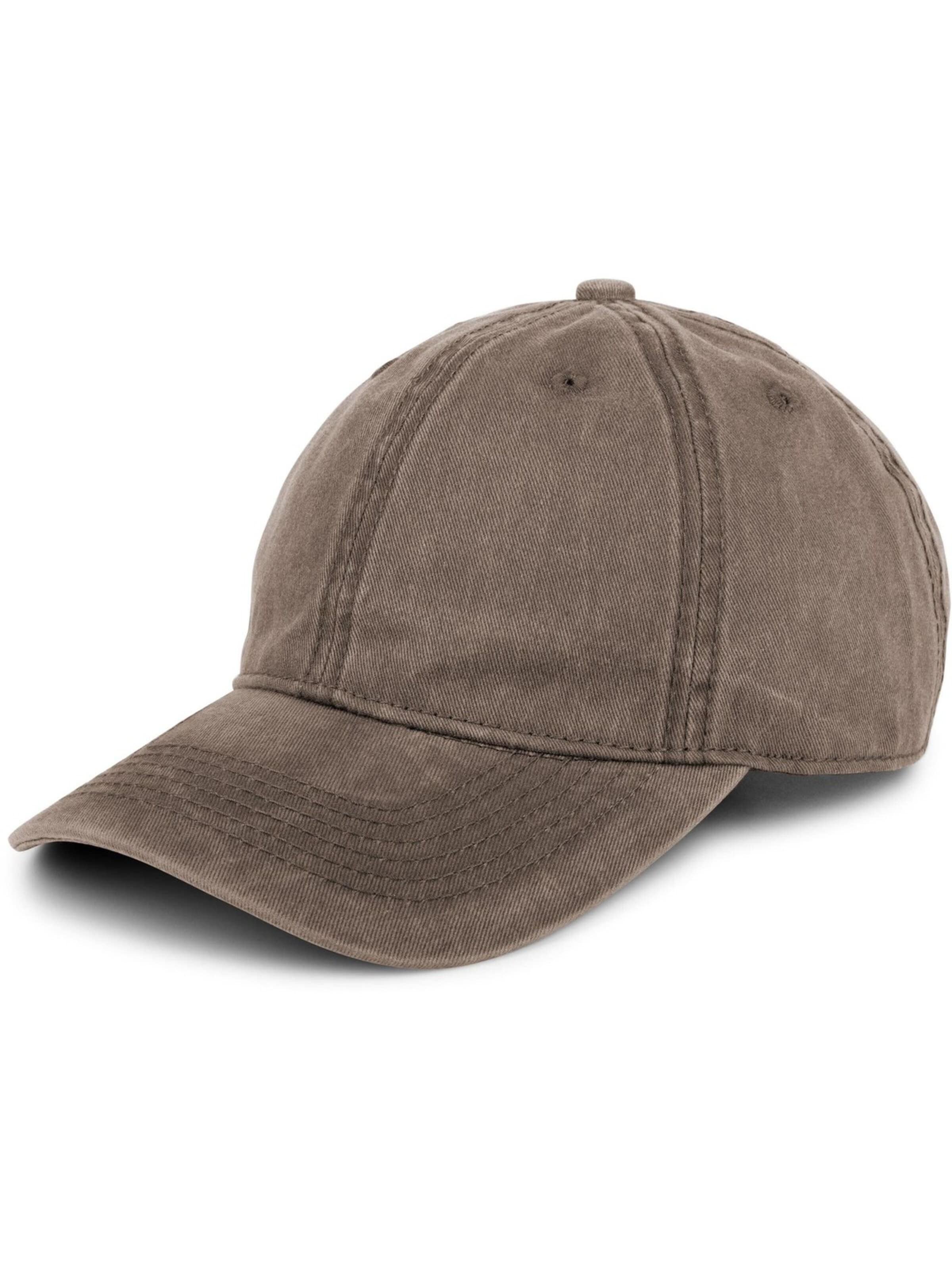 styleBREAKER Cap 'Vintage Baseball Cap Washed Used Look' in Grey: front