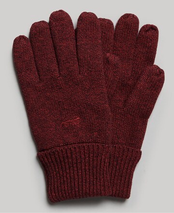 Gants Superdry en rouge