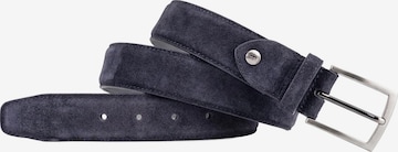 Ceinture 'DE BELTER 53' Floris van Bommel en bleu : devant