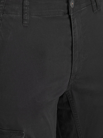 Effilé Pantalon cargo 'Paul' Jack & Jones Plus en gris