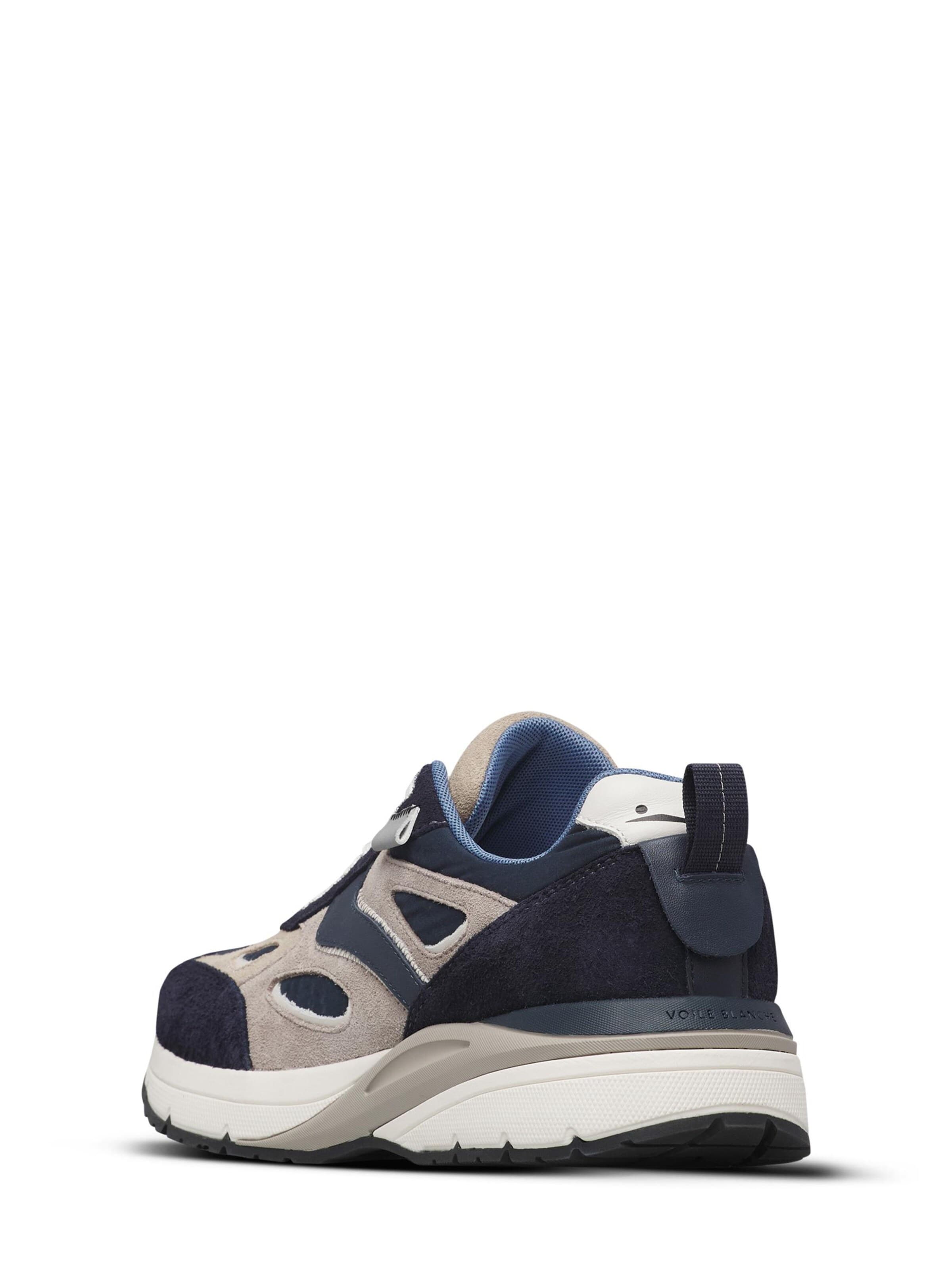 Voile blanche Platform trainers 'HAYDEN.' in Blue