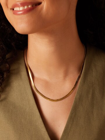 Lucardi Necklace in Gold: front