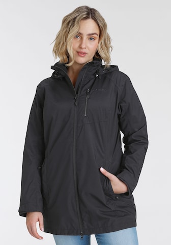 Maier Sports Athletic Jacket in Black: front