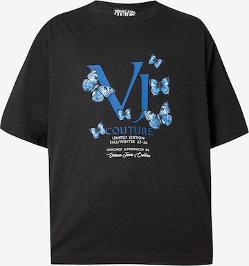 juoda Versace Jeans Couture Marškinėliai: priekis