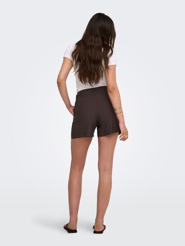 ONLY Regular Trousers 'ONLISola' in Brown