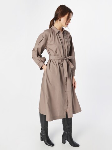 Esmé Studios Shirt Dress 'Claire' in Brown
