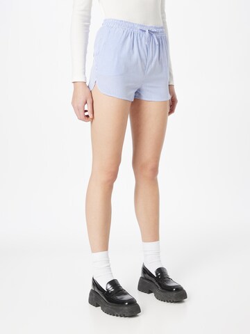 Edikted Regular Pants in Blue: front