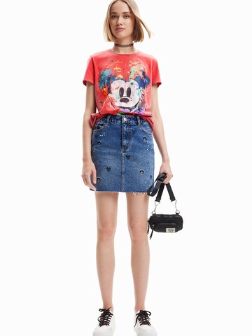 Desigual T-Shirt 'Mickey Mouse Arty' in Rot