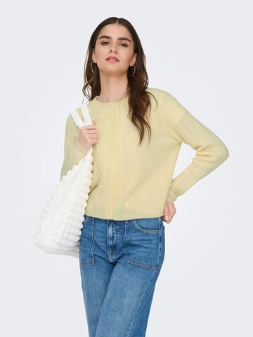 JDY Cardigan 'JDYApril' i gul: forside