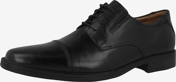 CLARKS Lace-Up Shoes 'Tilden Cap' in Black: front