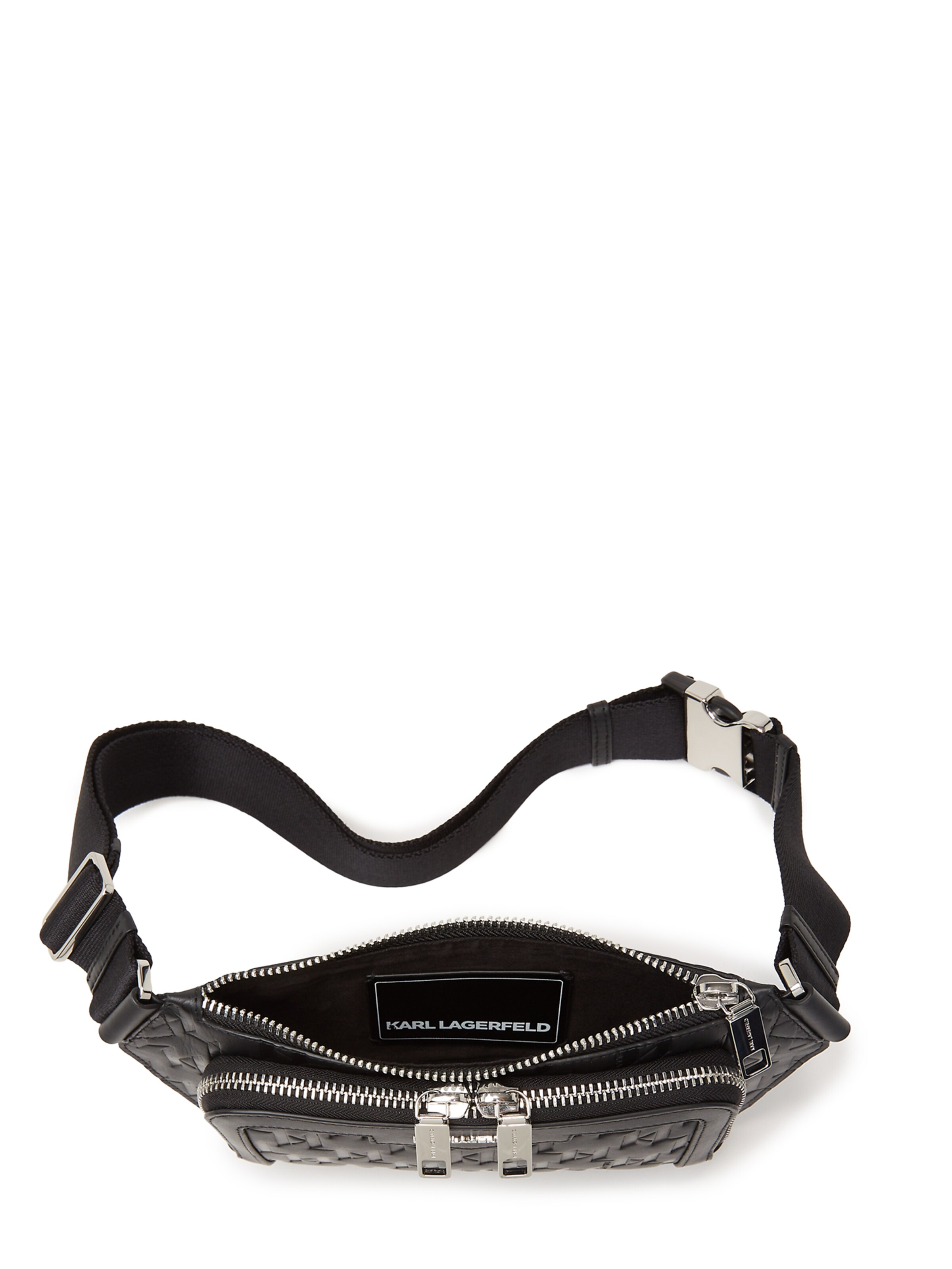 Karl Lagerfeld Τσαντάκι μέσης 'Loom' σε μαύρο
