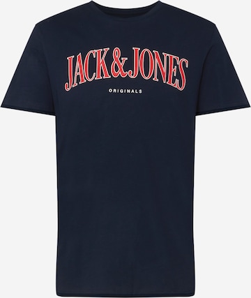 JACK & JONES T-Shirt 'HOOK' in Blau: predná strana
