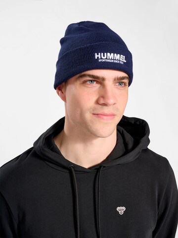 mėlyna Hummel Sportinė kepurė 'LEGACY CORE': priekis