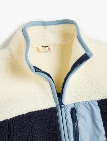 Koton Fleece jas in Blauw