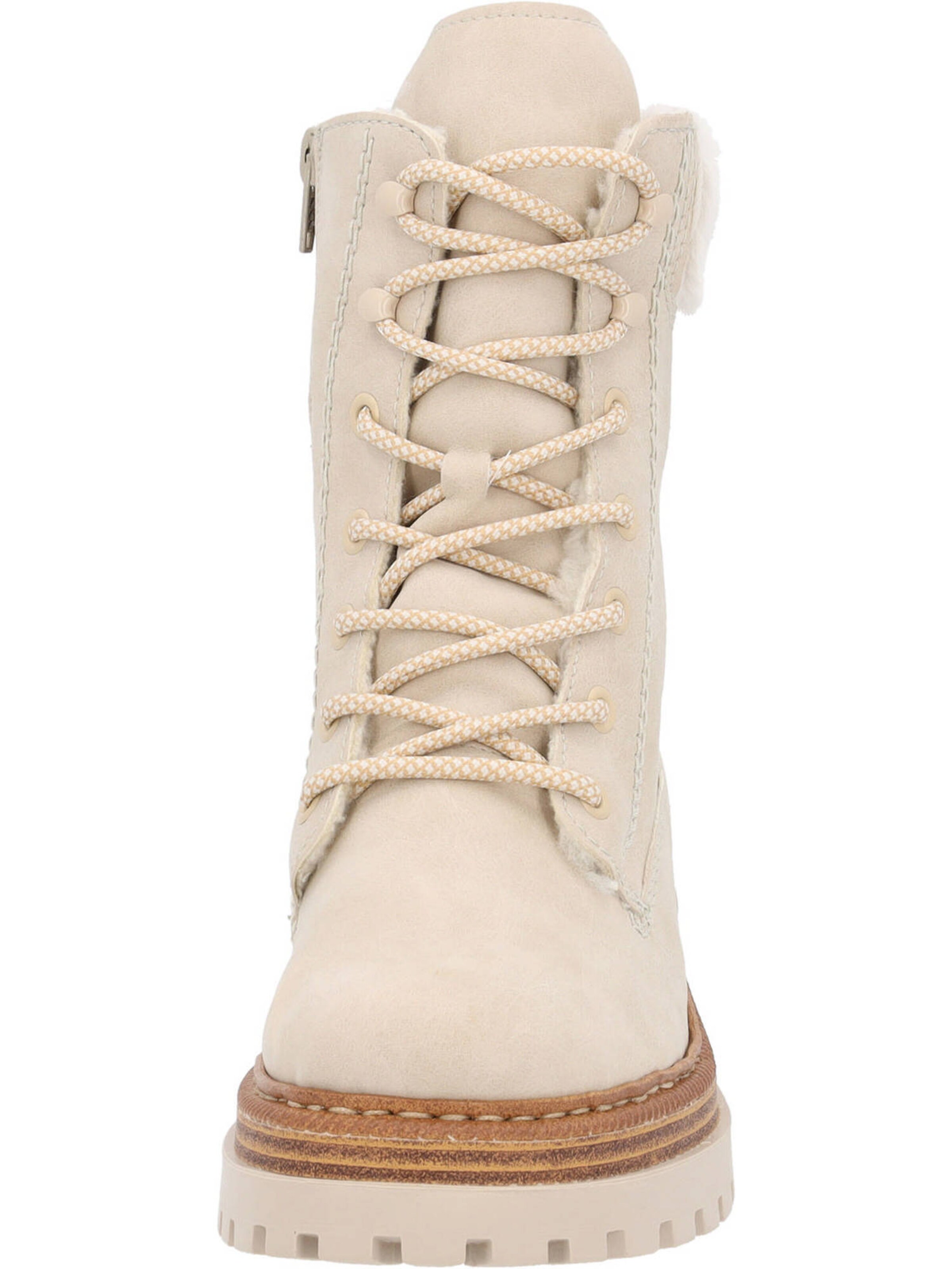 Rieker Snørestøvletter i beige