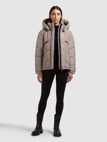 khujo Winterjacke 'Evande' in Grau