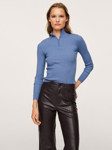 MANGO Trui 'Steps' in Blauw: voorkant