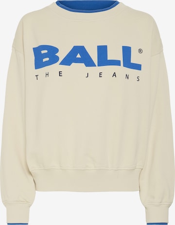 Sweat-shirt ' SIMONA' Ball en jaune : devant
