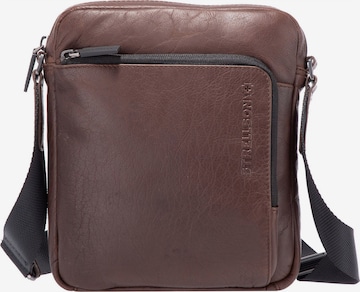 STRELLSON Schoudertas 'Clapton Brian' in Bruin: voorkant