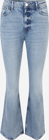 River Island Petite Flared Jeans in Blue: front