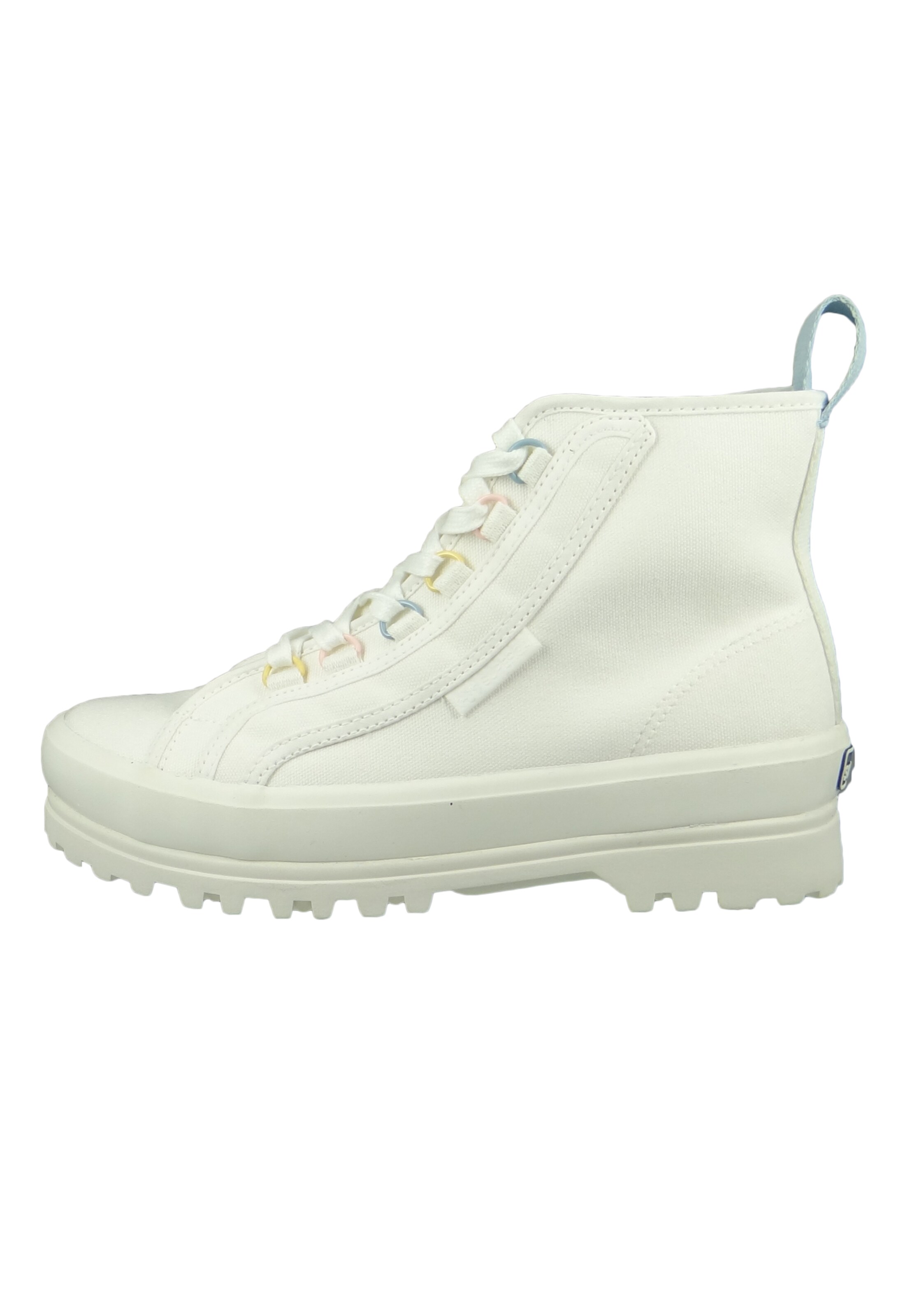SUPERGA Veterlaarsjes 'Apina' in Wit