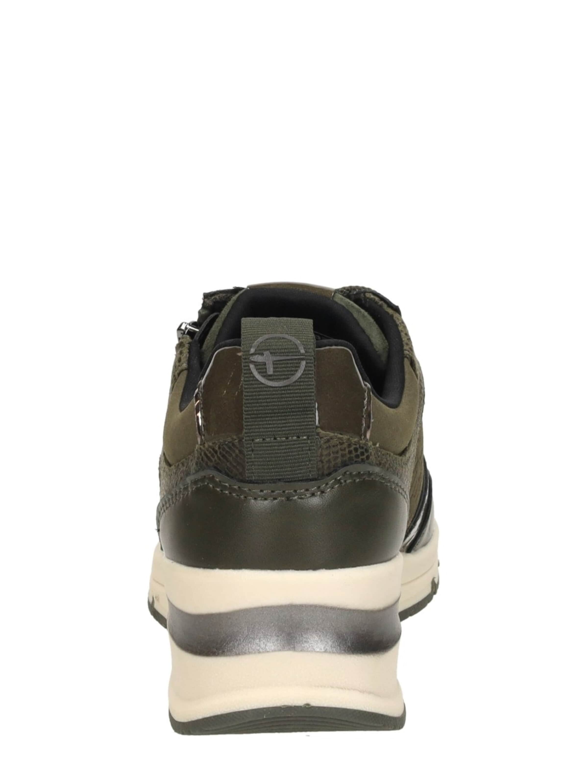 Baskets basses 'Laag' Tamaris en vert