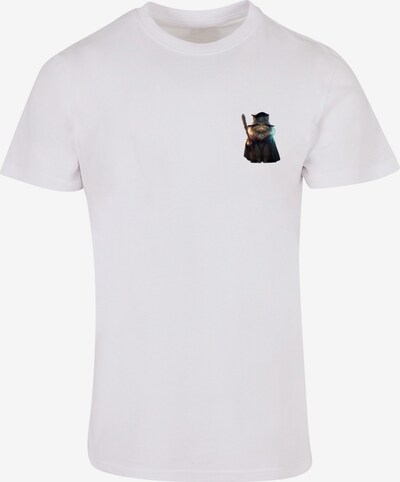 F4NT4STIC Shirt 'Wizard Cat' in de kleur Gemengde kleuren / Wit, Productweergave