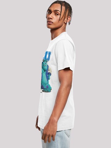 F4NT4STIC Shirt 'Disney Monsters University Poster' in White