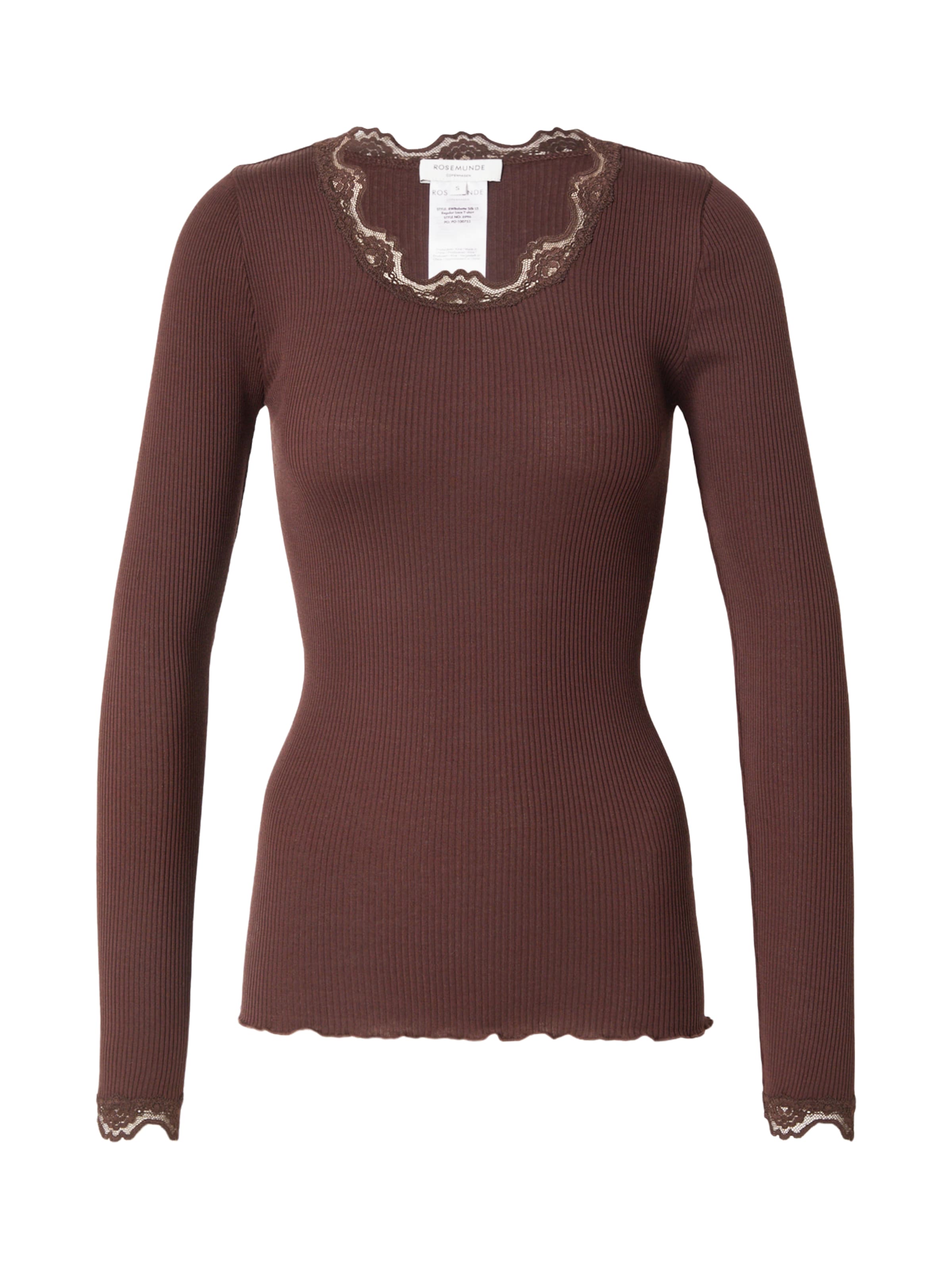 T-shirt rosemunde en marron : devant