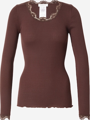 T-shirt rosemunde en marron : devant