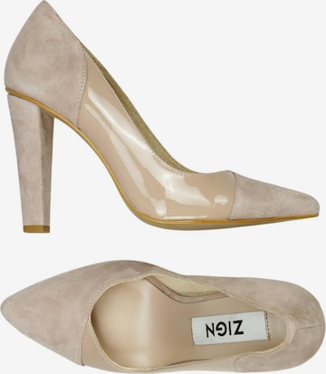 Zign Pumps 38 in Beige: Vorderseite
