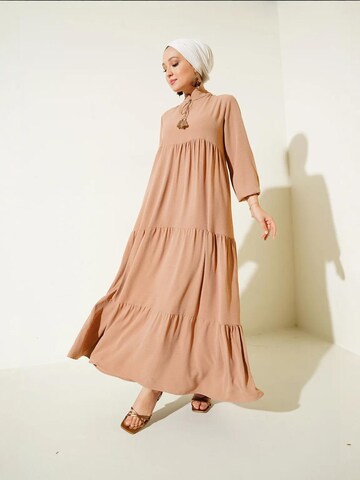 Bigdart - Vestido em castanho: frente