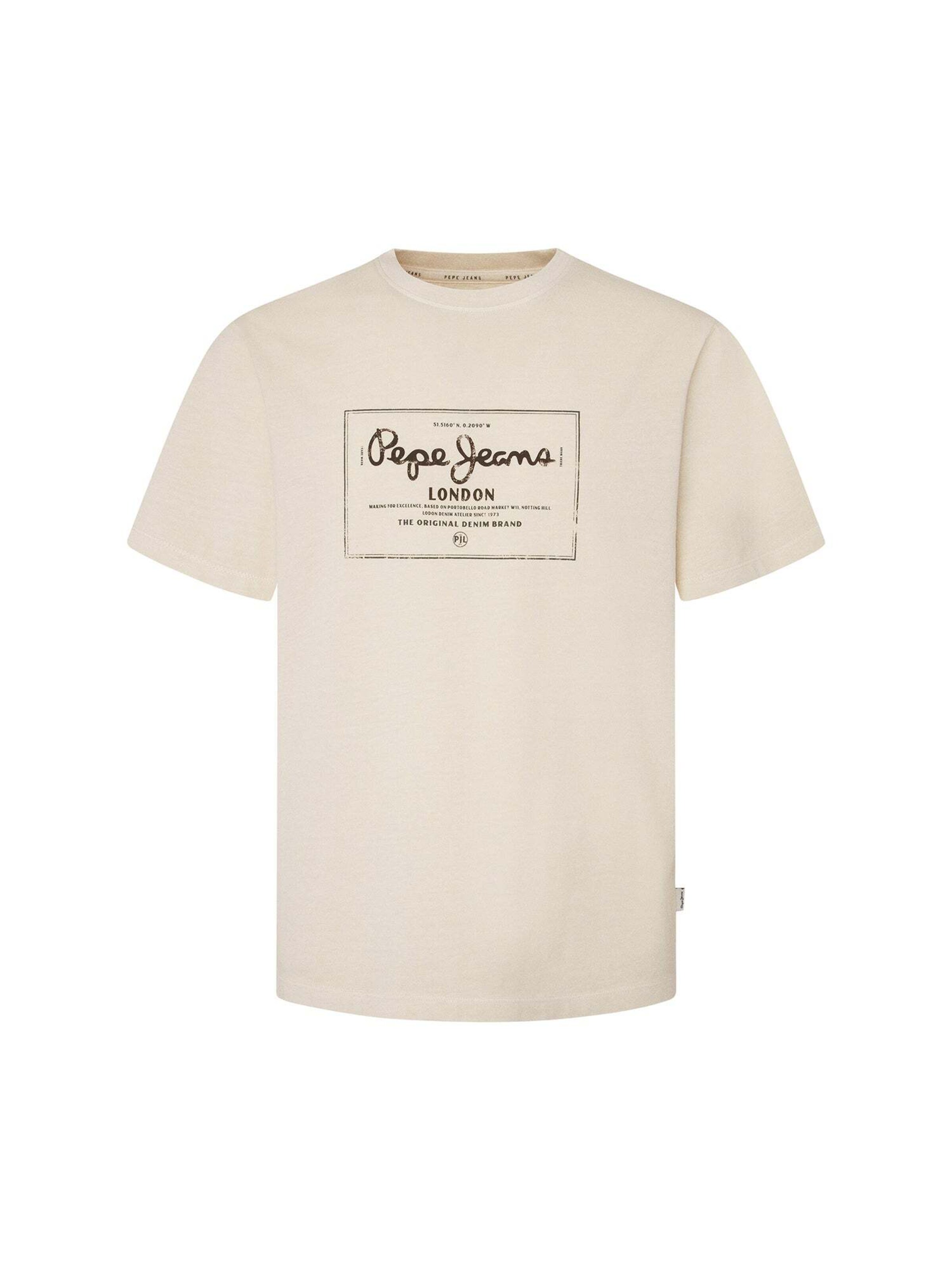 T-Shirt 'SIMON' Pepe Jeans en blanc : devant