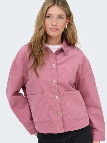 ONLY Between-season jacket 'ONLMOXIE' in Pink