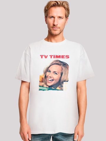 T-Shirt 'TV Times Honor Blackman 1964 Cover' F4NT4STIC en blanc : devant