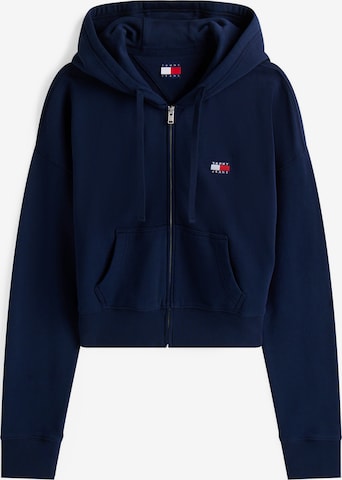 Veste de survêtement Tommy Jeans en bleu : devant