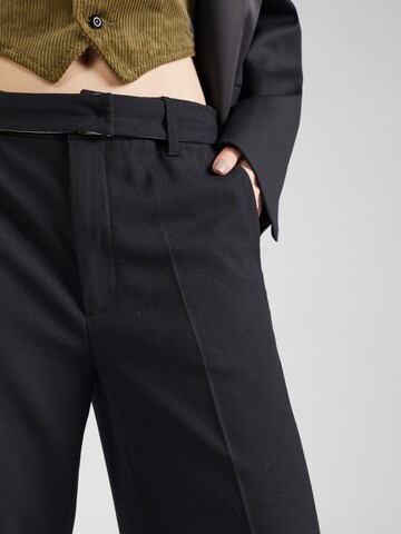 Copenhagen Muse Wide leg Pleat-Front Pants 'TAILOR' in Black