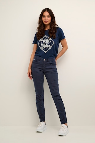 Cream Slimfit Jeans 'Lotte' in Blauw