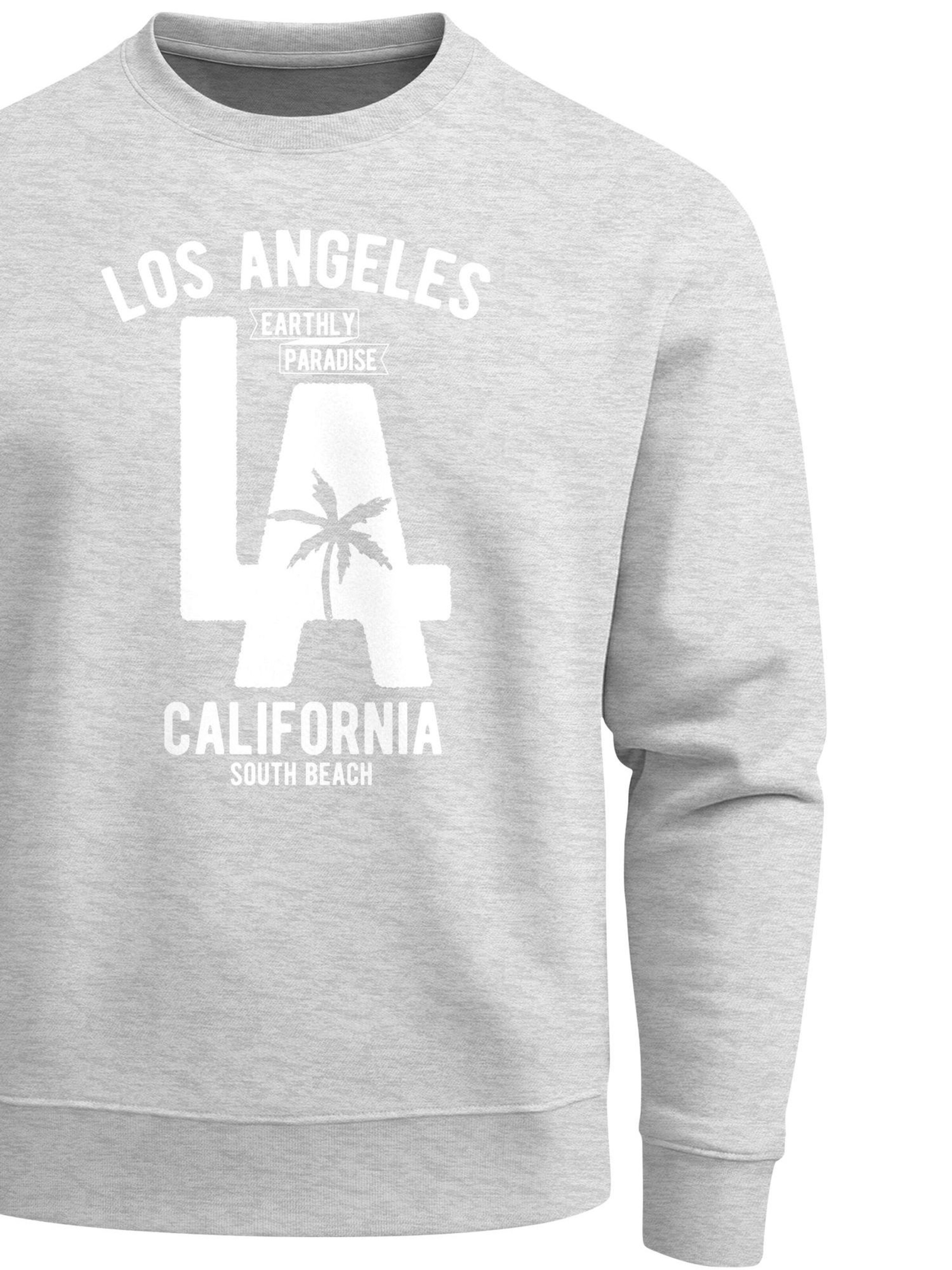 Neverless Sweatshirt 'LA California'‌‌‌‌‌‌‌‌‌‌ in Grau