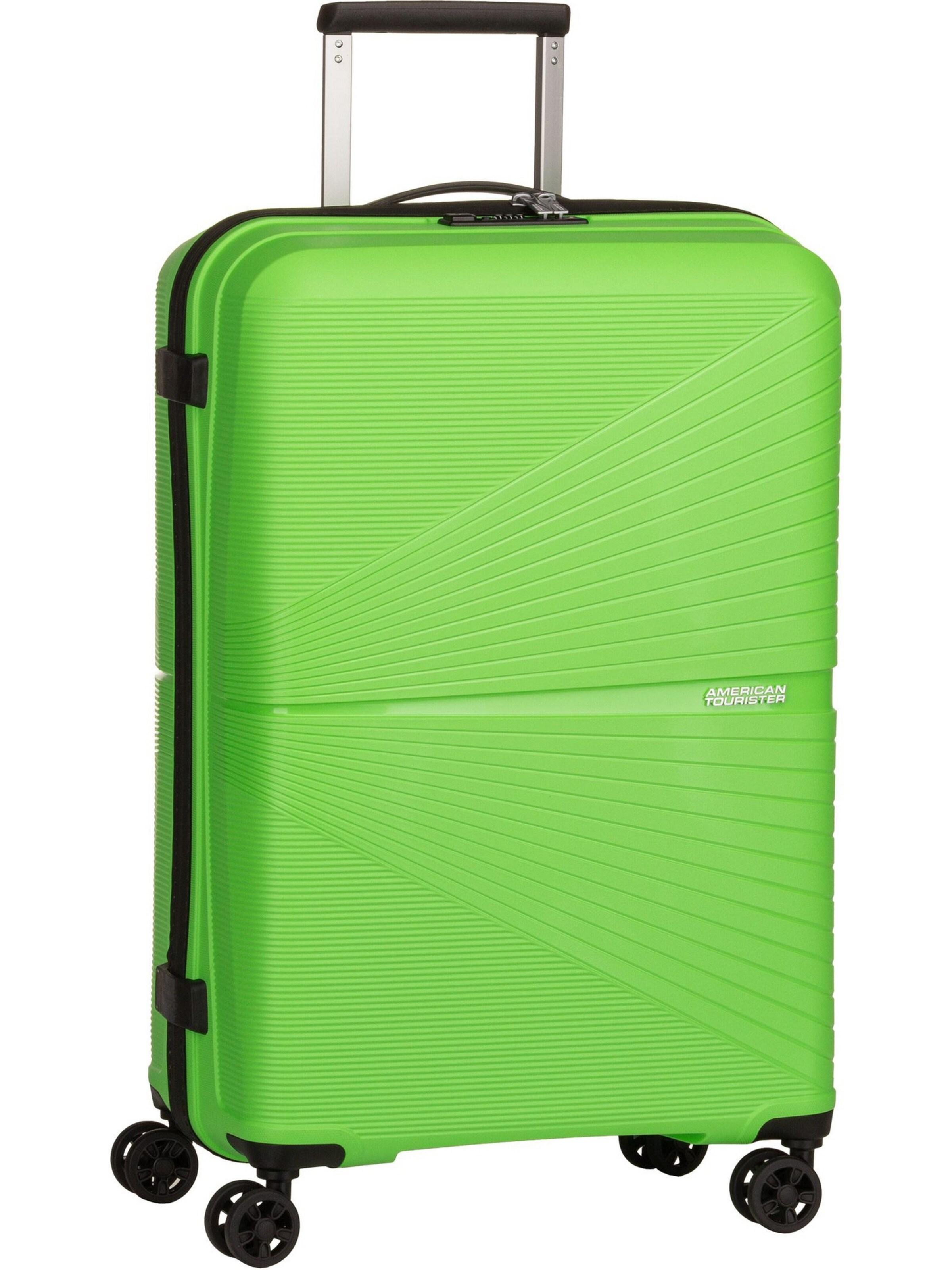 American Tourister Trolley 'Airconic Spinner' in Grün: Vorderseite