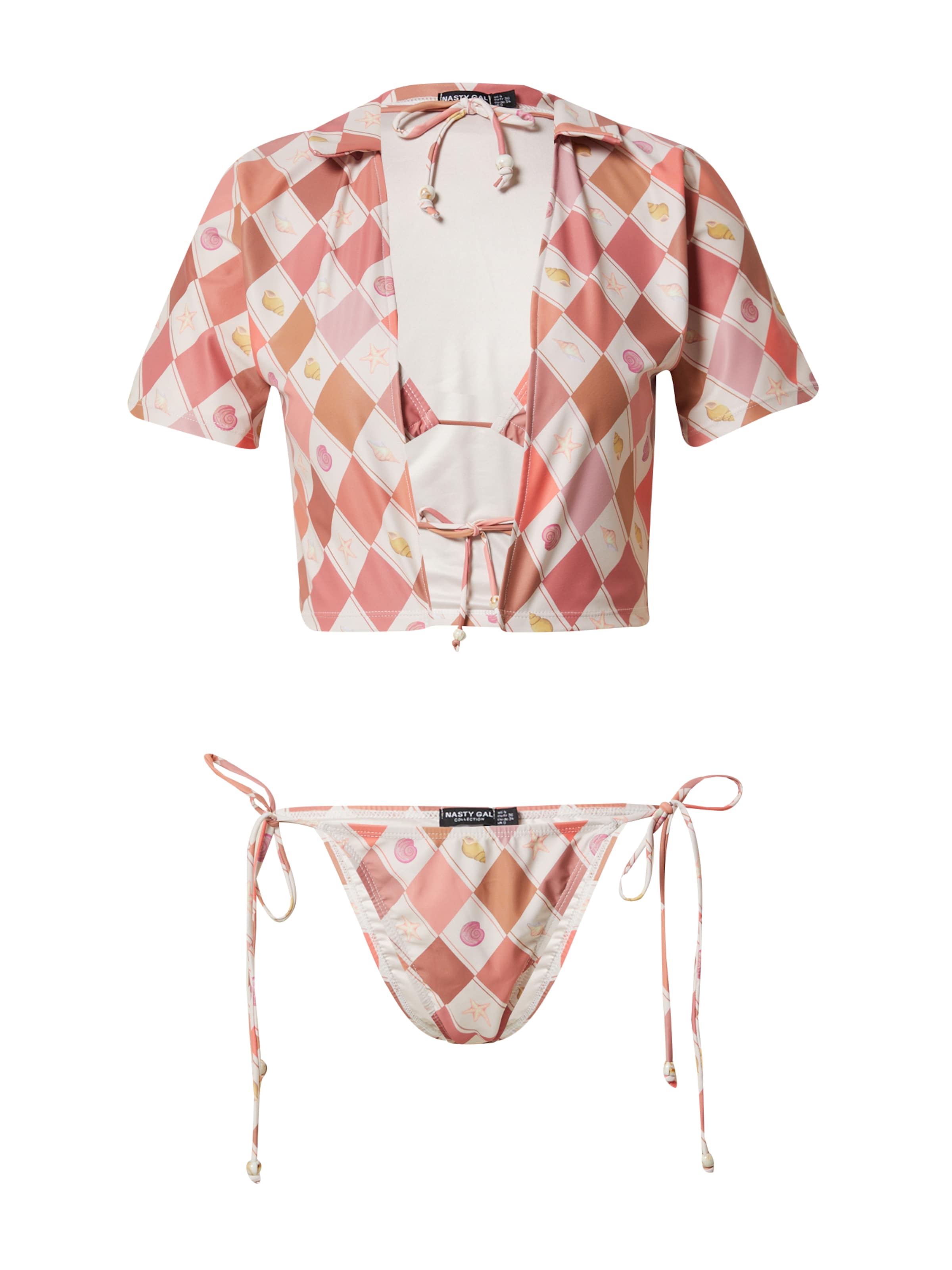 Triangle Bikini Nasty Gal en orange : devant